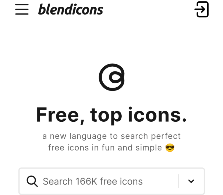 BlendIcons，世界顶级免费矢量图标库，136万+免费SVG图标，并不断增加中……